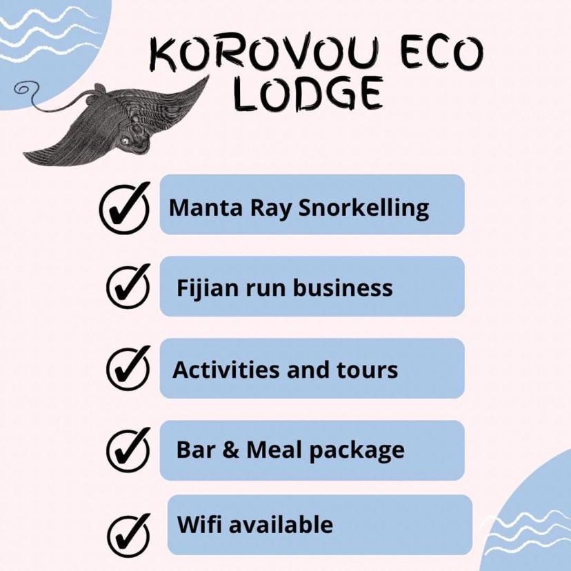 Korovou Eco Lodge Naviti Island Exterior photo